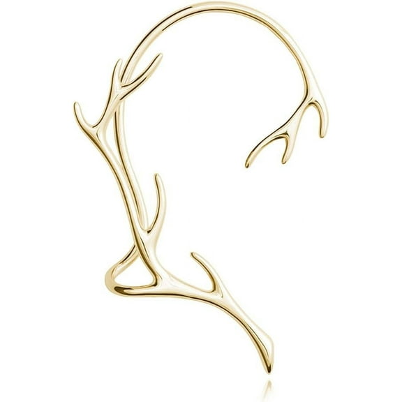 Platinum Plated Copper Cartilage Cuff Earring Non Piercing Wraps for Women Clip Ons Earring Climber