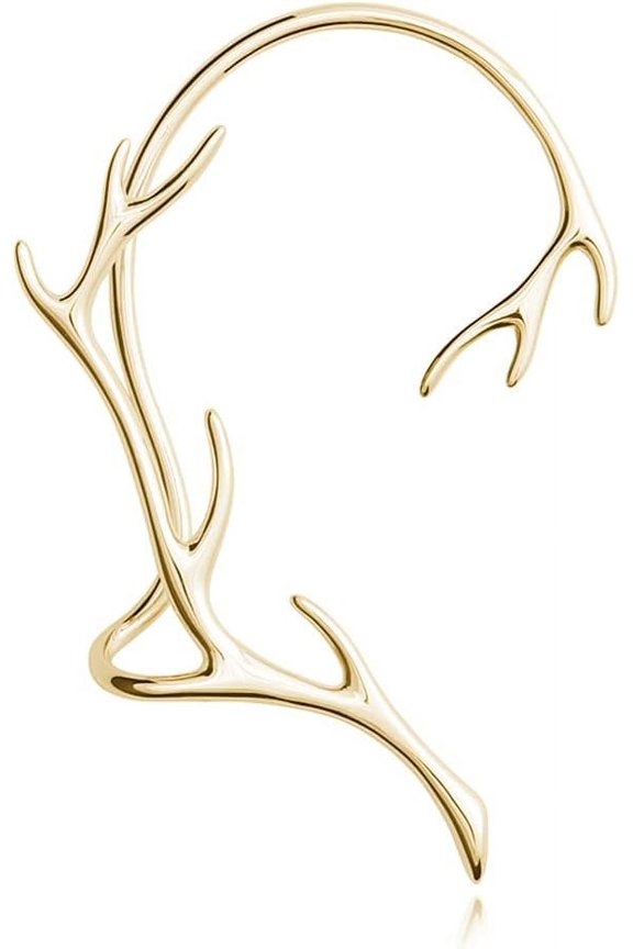 Platinum Plated Copper Cartilage Cuff Earring Non Piercing Wraps for Women Clip Ons Earring Climber