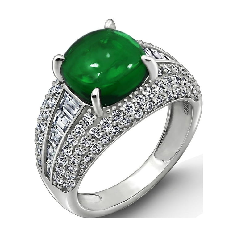 Cubic zirconia turn green sale