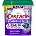 thumbnail image 1 of Platinum Plus Dishwasher Pods, Dish Detergent Soap, Clean Lemon Scent, 62 Count, 1 of 4