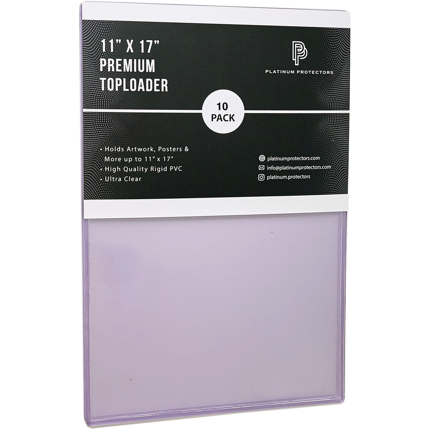 Platinum Protectors 11x17 Toploaders for Posters Lithographs Art Plastic Holders
