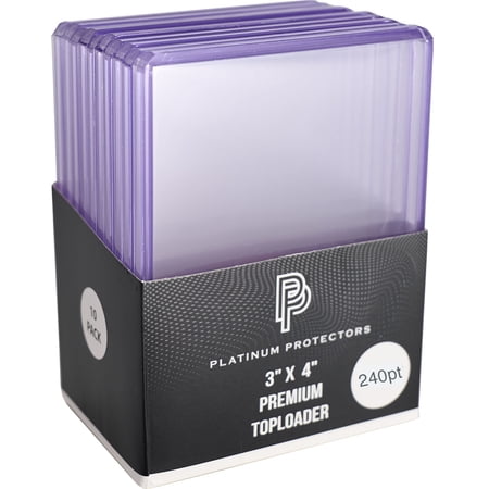 Platinum Protectors 240pt Top Loaders Trading Card Sleeves Rigid Card Holders