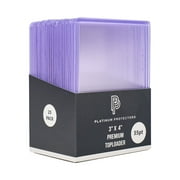 Platinum Protectors 55pt Toploaders Trading Card Sleeves Plastic Card Holders for Sports Cards 25-Count