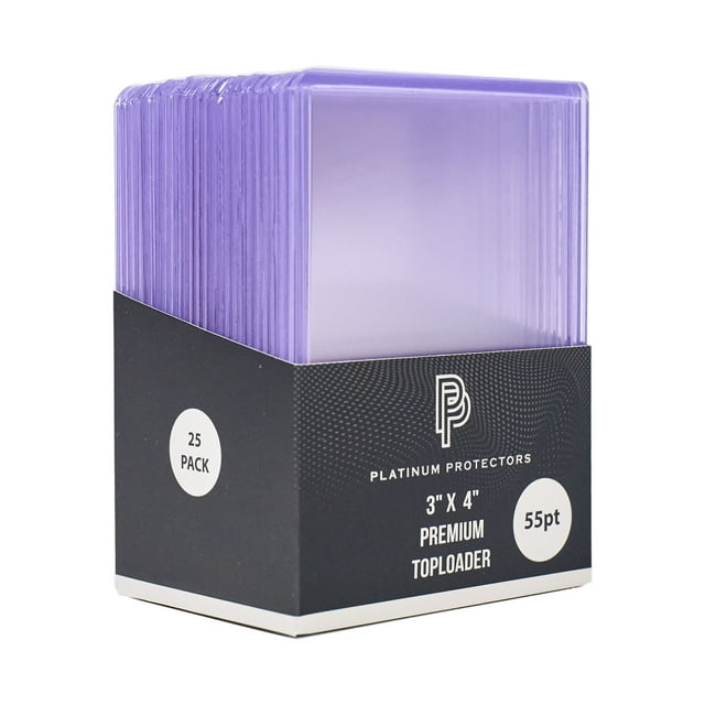 Platinum Protectors 55pt Toploaders Trading Card Sleeves Plastic Card