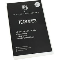 Platinum Protectors Team Bags for Cards or Toploaders Resealable Sleeves
