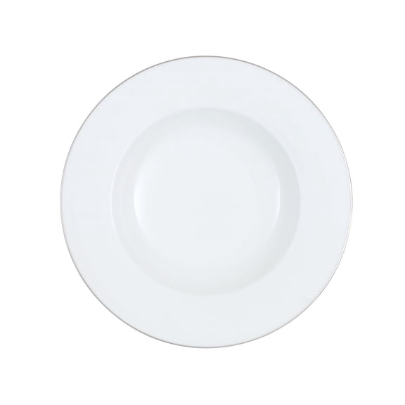 Platinum Rim Soup Bowl