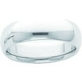 thumbnail image 1 of Platinum Round Comfort Fit Wedding Band Sz 6, 1 of 1
