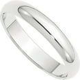 thumbnail image 1 of Platinum Round Wedding Band Sz 4, 1 of 1