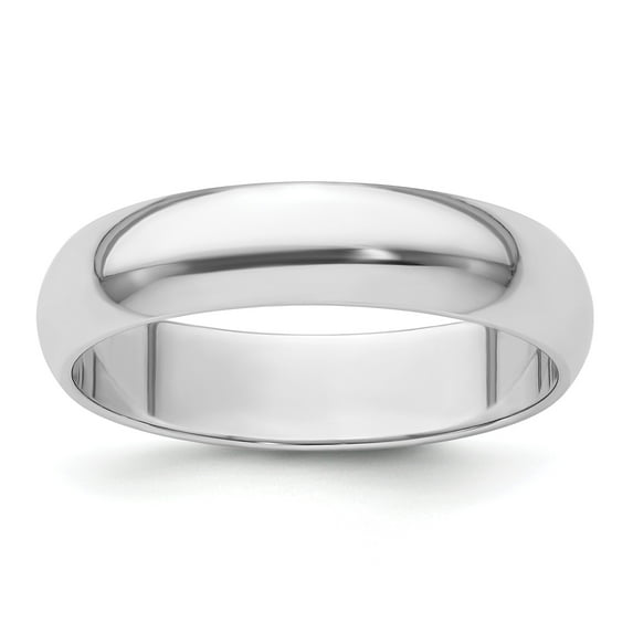 Platinum Round Wedding Band Sz 7