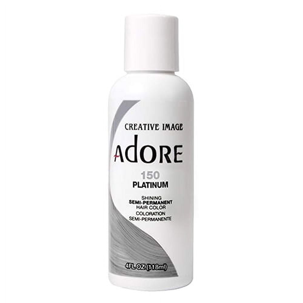 Platinum Semi-Permanent Haircolor # 150 by Adore, 4 Oz, 3 Pack