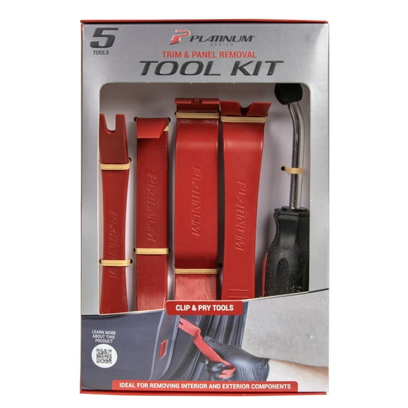 Platinum Series 5-Piece Nylon Pry Tool for Car Trim, Panel and Dashboard Removal