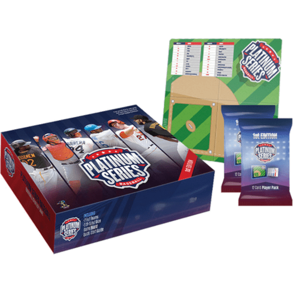 Platinum Series Baseball: 1st Edition Board Game Trading Cards