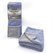 Platinum Series Pro Spec Car Cleaner Drying Towel, 1000GSM, Edgeless Twisted Loop Design, 2 Pack