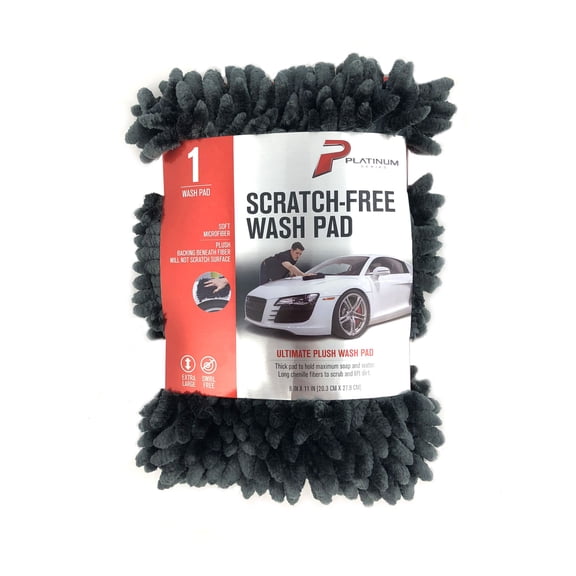 Platinum Series XL Microfiber Chenille Car Wash Pad, 1 Count
