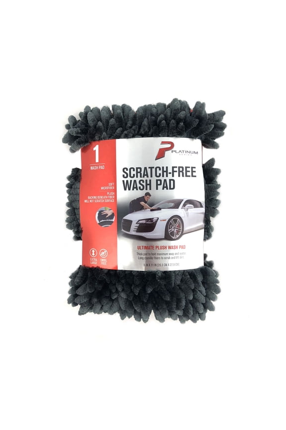 XL Microfiber Chenille Car Wash Pad, 1 Count