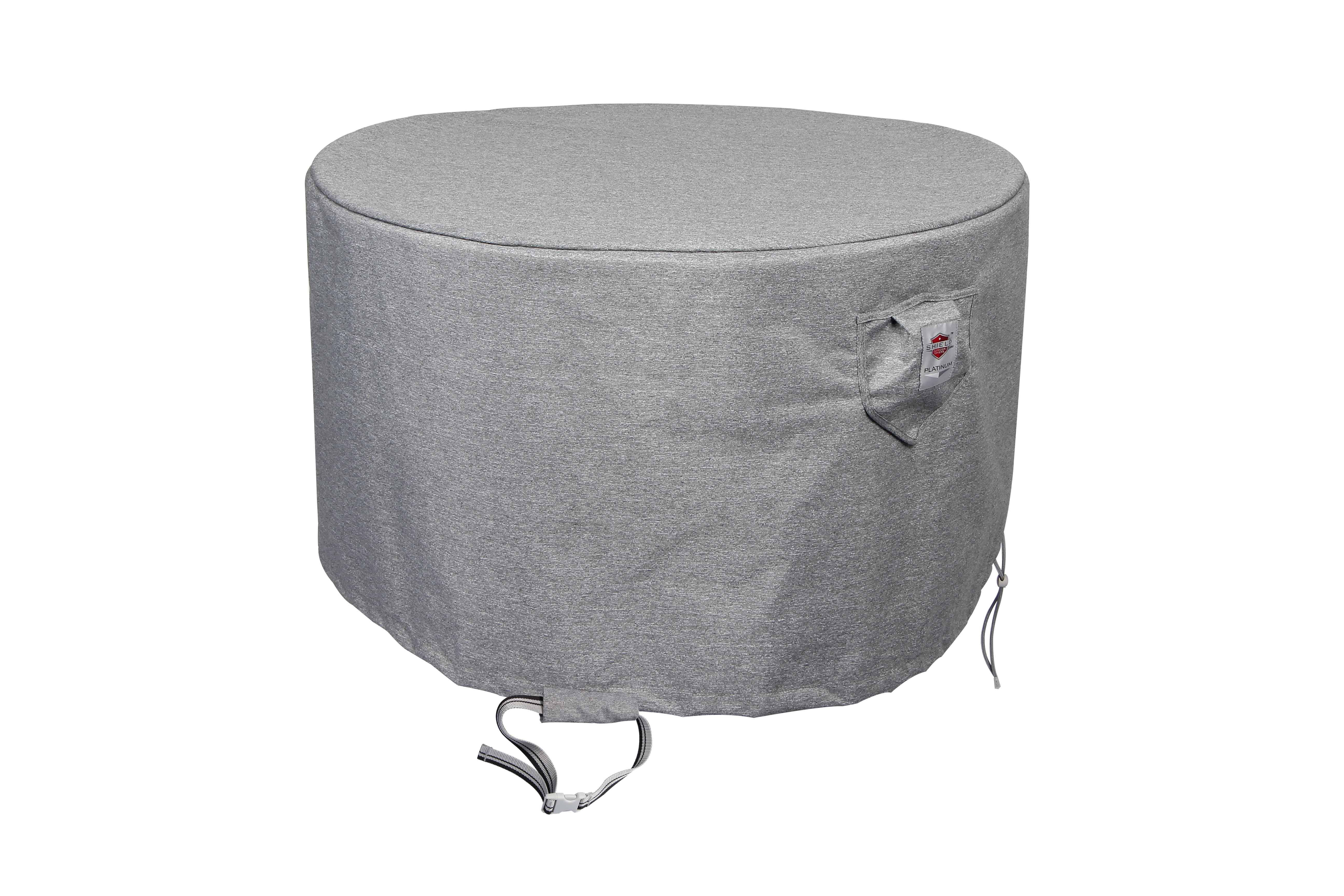 Platinum Shield Outdoor 52" Round Fire Table Cover by Astella