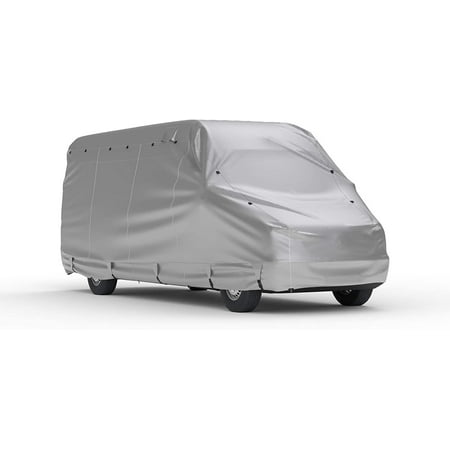 Platinum Shield Weatherproof Class B RV Cover - FITS: 24' - 27' Long - Class B RV - Outdoor & Indoor - Protect from Rain Water, Snow, Sun - Durable Material - Includes Storage Bag & Wind Straps