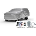 thumbnail image 1 of Platinum Shield Weatherproof Commercial Van Car Cover Compatible With 2003 Freightliner 4500 Extended Wheelbase 170 Extended Height Roof - Protect Water, Snow, Sun - Free Cable Lock, Storage Bag & Win, 1 of 8