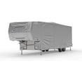 thumbnail image 1 of Platinum Shield Weatherproof RV Cover Compatible with 5th Wheel RV 23' - 26' Long - Outdoor - Protect from Water, Snow, Sun - Fleece Lining - Includes Cable Lock, Storage Bag & Wind Straps, 1 of 6