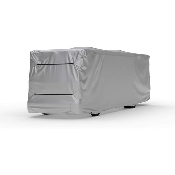 Platinum Shield Weatherproof RV Cover Compatible with Class A RV 20' - 24' Long - Outdoor - Protect from Water, Snow, Sun - Fleece Lining - Includes Cable Lock, Storage Bag & Wind Straps