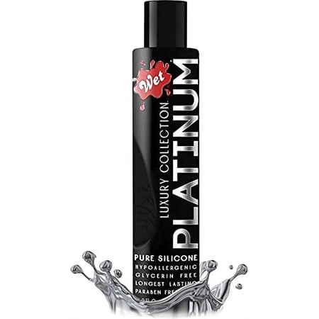 Platinum Silicone Based Sex Lube 4.2 Ounce Personal Luxury Lubricant For Men Women & Couples. More Long Lasting Than Water Based. Condom Safe Hypoallergenic Glycerin Paraben Free