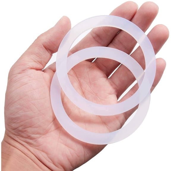 Platinum Silicone Sealing Rings Gaskets for Leak Proof Mason Jar Lids (20 Pack),Wide Mouth,F157804