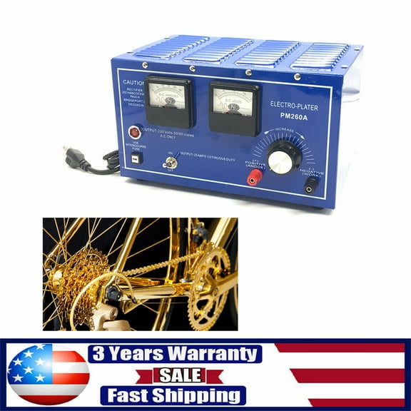 Platinum Silver Gold Plating Machine Jewelry Plater Electroplating Rectifier 30A