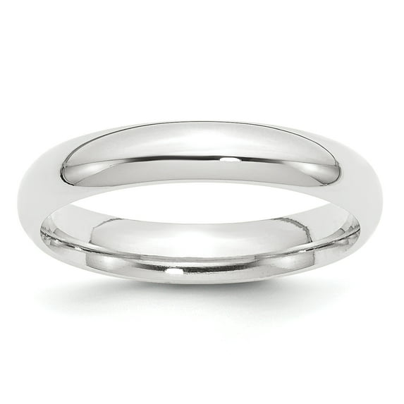 Platinum Solid Polished Engravable 4mm Comfort Fit Wedding Band Ring Size 5 Jewelry Gifts for Women