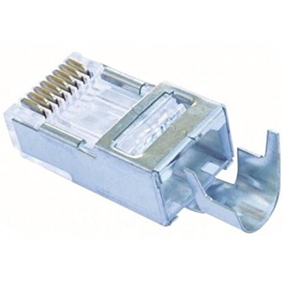 Platinum Tools 202022J Shielded EZ-RJ45 for CAT5e and CAT6 with External Ground, Pack of 50