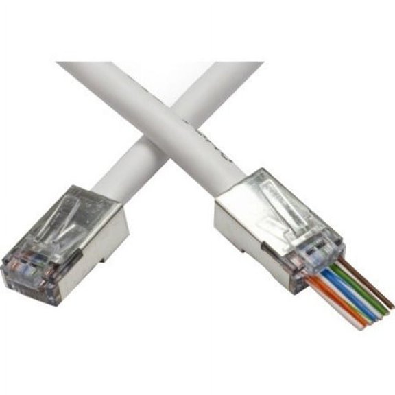 Platinum Tools Llc 100020C Ez-rj45 Shielded Cat5e/6 [internal Ground]. 50/clamshell.