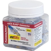 Platinum Tools ezEX44 RJ45 CAT6 Connector, 100/Jar