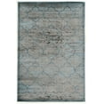 thumbnail image 1 of Platinum Trellis Area Rug Blue Black 8x11 Geometric Soft Polyester Multidimensional, 1 of 5
