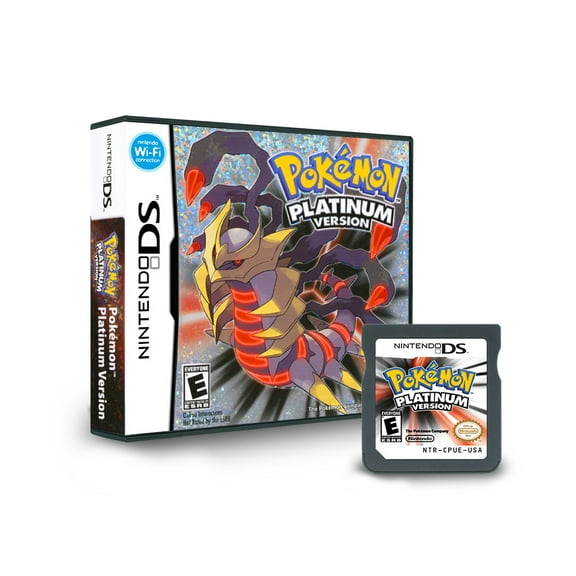 Platinum Version color box,US Version,NDS game
