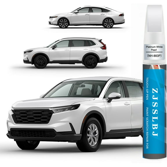 Platinum White Pearl(NH-883P) Touch Up Paint Compatible with Honda, Car Paint Pen Scratch Repair Two-In-One Touch Up Paint, Premium Car Scratch Remover for Deep Scratches