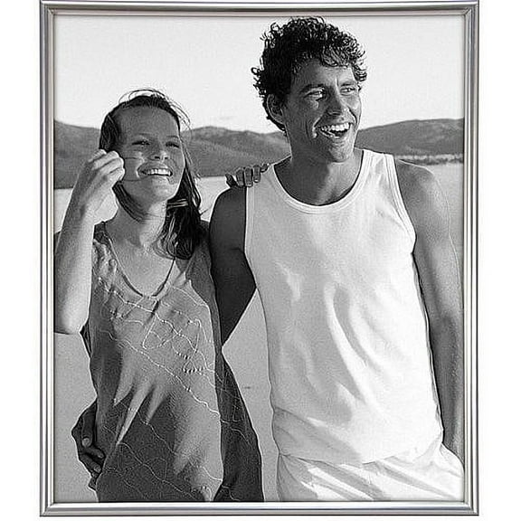 Platinum pre-matted METRO 8x10 frame by Malden - 8x10