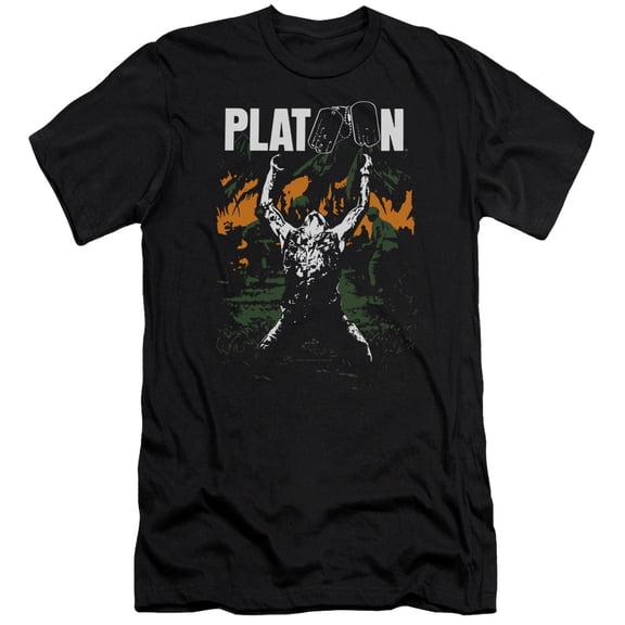 Platoon - Graphic - Premium Slim Fit Short Sleeve Shirt - X-Large