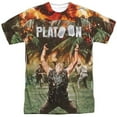 thumbnail image 1 of Platoon Men's  Key Art Sublimation T-shirt White, 1 of 2