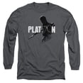 thumbnail image 1 of Platoon Shadow Of War Long Sleeve Adult 18/1 T-Shirt Charcoal, 1 of 1