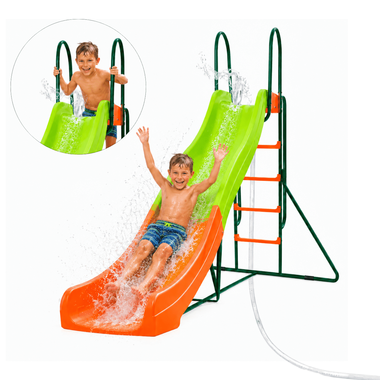 Platports, Kids Slide, 10ft Outdoor Indoor Backyard Playground