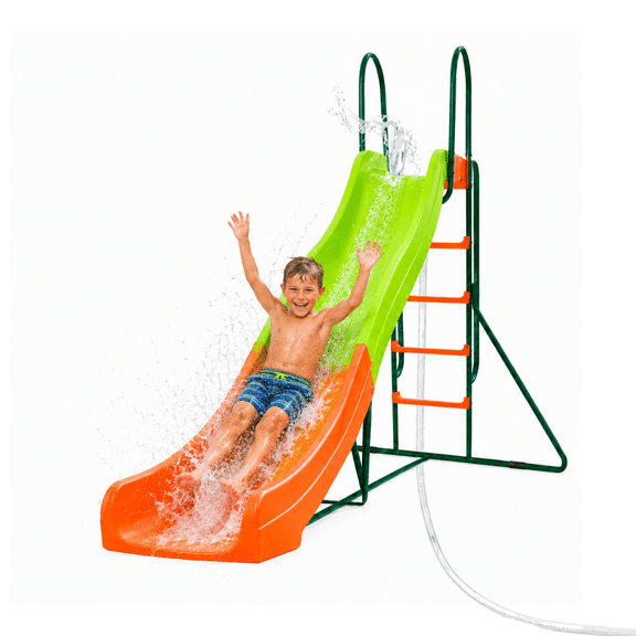 Platports 10ft Kids Slide for Backyard, Freestanding Outdoor Playground Slide for Ages 4-8, Indoor Outdoor Play Equipment
