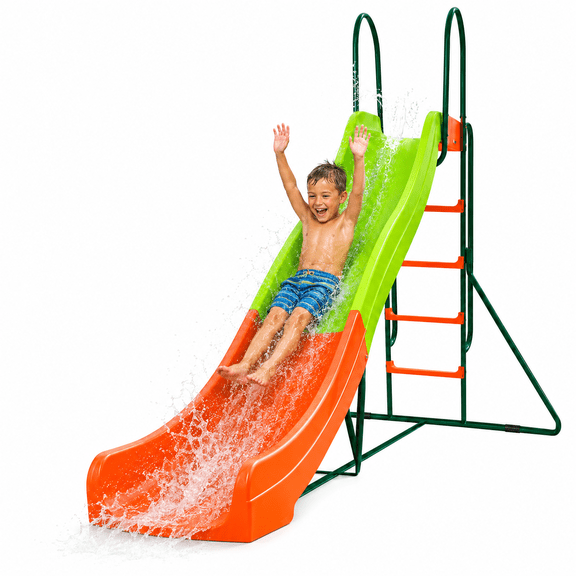 Platports 10ft Kids Slide for Backyard, Freestanding Outdoor Playground Slide for Ages 4-8, Indoor Outdoor Play Equipment