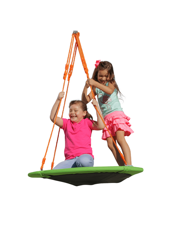 Platports 40'' Flying Saucer Tree Swing Indoor Outdoor Play Set Kids