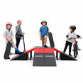 thumbnail image 1 of PLATPORTS Skateboard Ramp Set for Kids Ages 6-12, BMX Bike Ramp, Scooter Ramp & RC Car Ramp, 20+ Modular Configurations, Backyard Skate Park with Tabletop Jump and Launch Ramps, 1 of 1