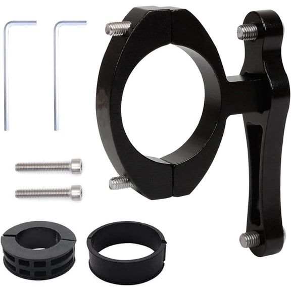 Platt Bike Bottle Cage Mount Aluminium Alloy Bicycle Water Bottle Cage Handlebar/Seatpost Mount for Road Bikes MTB (Black A)