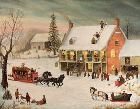 Platter Grove Inn Canvas Art - Joseph Holodook (39 x 30)