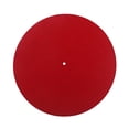 thumbnail image 1 of Platter Made of Felt, Turntable Matte Slipmat Red, Diameter 300mm,, 1 of 8