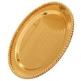 thumbnail image 1 of Platter Perfume Trays for Dresser Gold Coasters Dinner Party Golden, 1 of 8
