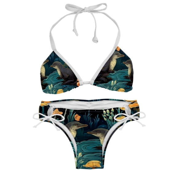 Platypus Detachable Sponge Adjustable Strap Bikini Set Two-Pack Swimsuits for All Occasions