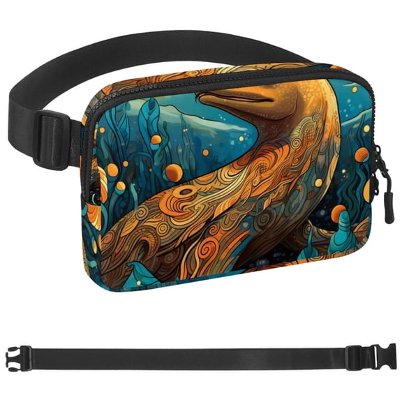 Platypus Duckbill Fanny Pack Waist Packs for Men Women, Waist Bag Hip Pack for Travel Hiking Running Outdoor Sports