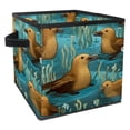 thumbnail image 1 of Platypus Foldable Storage Basket Toy Box Storage Cubes Organizer with Handle, 10.8"x10.5"x10.6", Large Capacity, 1 of 6